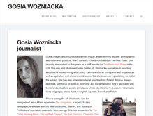 Tablet Screenshot of gosiawozniacka.com